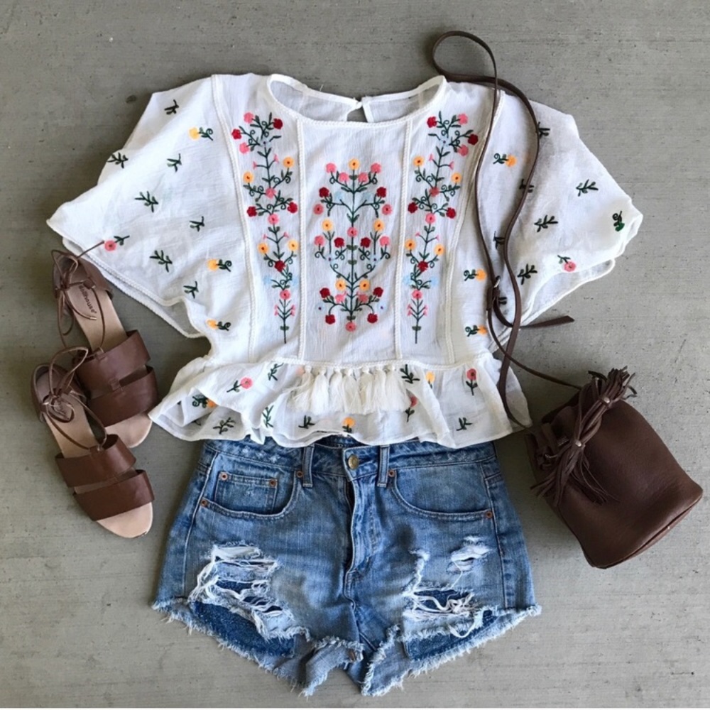 ⚫️Goodnight Macaroon Bohemian Dream Blouse ⚫️